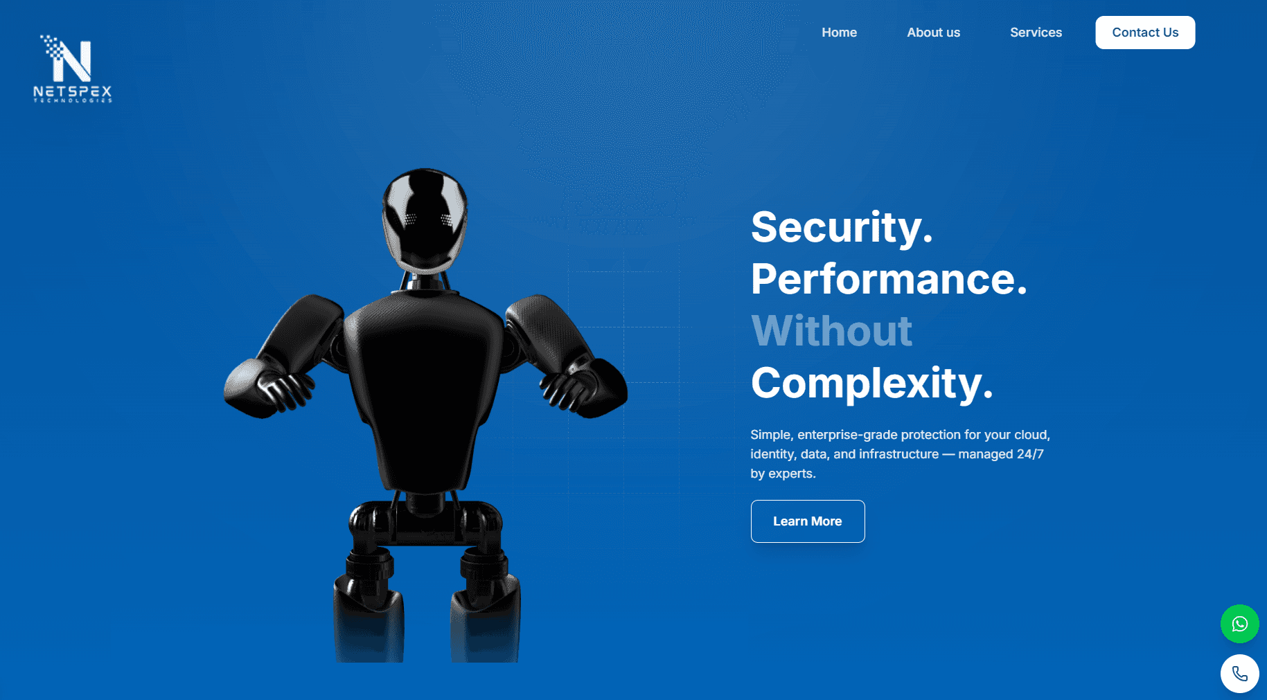 Netspextech — Technology solutions website